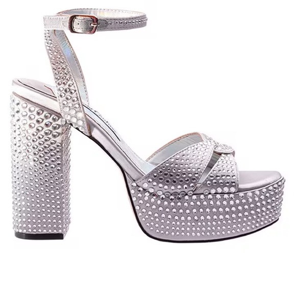 LADY COUTURE DOLL PLATFORM DRESS SANDALS Size 8 - Picture 1 of 4